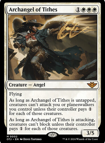 Archangel of Tithes Outlaws of Thunder Junction