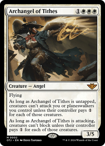 ArchangelOfTithes__03002 Archangel of Tithes Outlaws of Thunder Junction