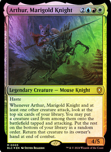 Arthur, Marigold Knight Bloomburrow Commander (Foil)