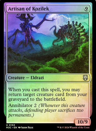 Artisan of Kozilek (Ripple Foil) Modern Horizons 3 Commander - Alternate Foil (Foil)