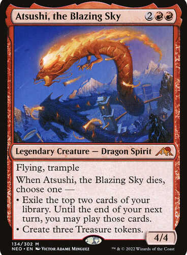 Atsushi, the Blazing Sky Kamigawa: Neon Dynasty