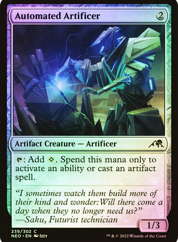 Automated Artificer Kamigawa: Neon Dynasty (Foil)