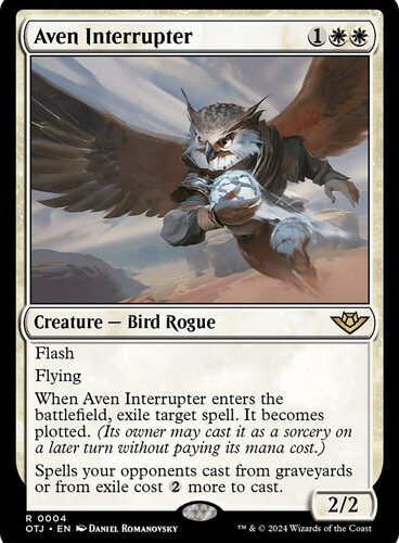 Aven Interrupter Outlaws of Thunder Junction