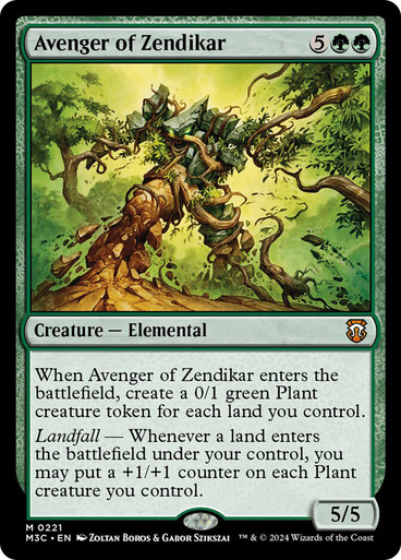 Avenger of Zendikar Modern Horizons 3 Commander