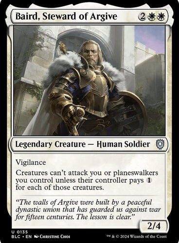 Baird, Steward of Argive Bloomburrow Commander