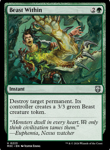 Beast Within Modern Horizons 3 Commander