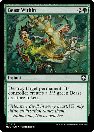 BeastWithin__96992 Beast Within Modern Horizons 3 Commander