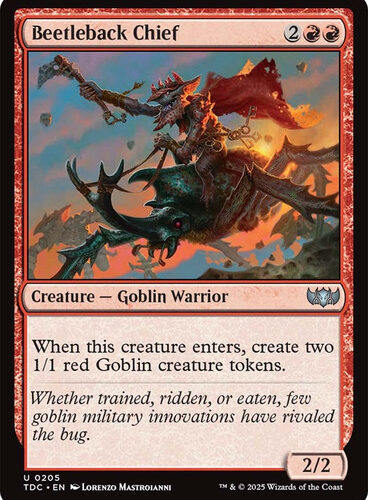 Beetleback Chief Tarkir: Dragonstorm Commander