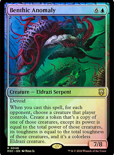 BenthicAnomaly__10548 Benthic Anomaly (Ripple Foil) Modern Horizons 3 Commander - Alternate Foil (Foil)