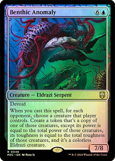 BenthicAnomaly__10548 Benthic Anomaly (Ripple Foil) Modern Horizons 3 Commander - Alternate Foil (Foil)