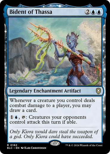 Bident of Thassa Bloomburrow Commander