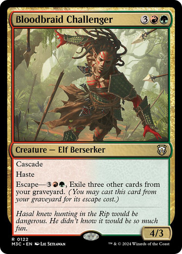 Bloodbraid Challenger Modern Horizons 3 Commander