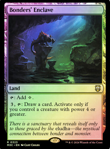 BondersEnclave__13539 Bonders' Enclave (Ripple Foil) Modern Horizons 3 Commander - Alternate Foil (Foil)