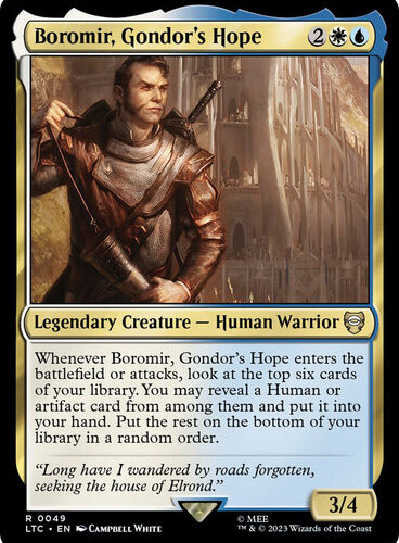 BoromirGondorsHope__88051 Boromir, Gondor's Hope The Lord of the Rings Commander