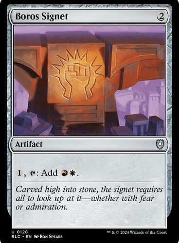 BorosSignet__97846 Boros Signet Bloomburrow Commander