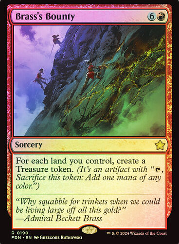 BrasssBounty__13898 Brass's Bounty Foundations (Foil)