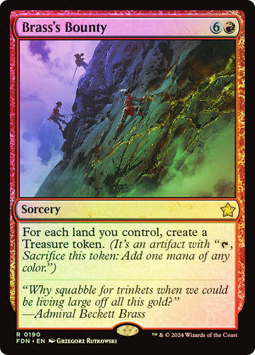 BrasssBounty__13898 Brass's Bounty Foundations (Foil)