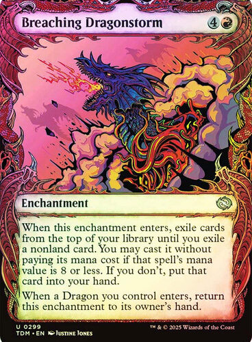 BreachingDragonstorm299__60418 Breaching Dragonstorm (Showcase) Tarkir: Dragonstorm