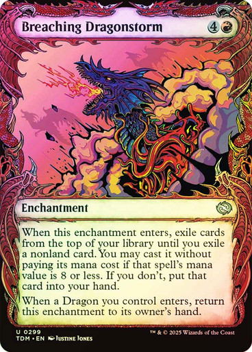 BreachingDragonstorm299__60418 Breaching Dragonstorm (Showcase) Tarkir: Dragonstorm