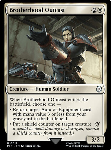 Brotherhood Outcast Fallout Commander