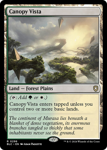 Canopy Vista Bloomburrow Commander