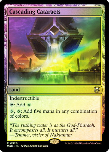 CascadingCataracts__03667 Cascading Cataracts (Ripple Foil) Modern Horizons 3 Commander - Alternate Foil (Foil)