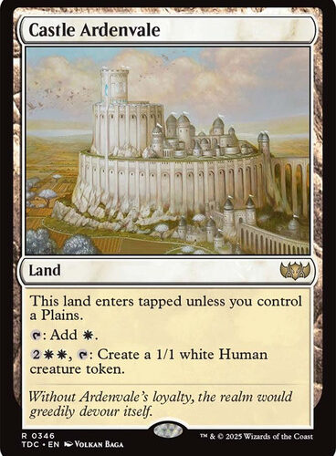 CastleArdenvale__94294 Castle Ardenvale Tarkir: Dragonstorm Commander