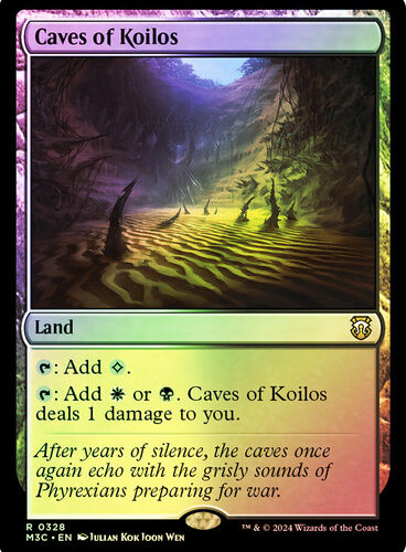 CavesOfKoilos__71669 Caves of Koilos (Ripple Foil) Modern Horizons 3 Commander - Alternate Foil (Foil)