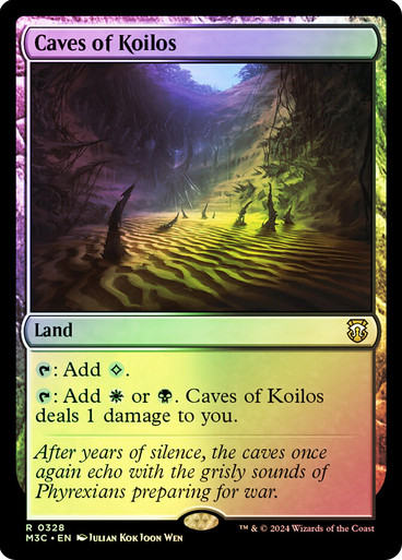 Caves of Koilos (Ripple Foil) Modern Horizons 3 Commander - Alternate Foil (Foil)