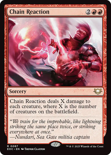 Chain Reaction Edge of Eternities Commander