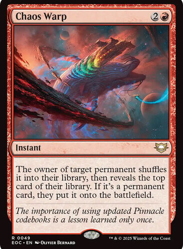 ChaosWarp__17616 Chaos Warp Edge of Eternities Commander