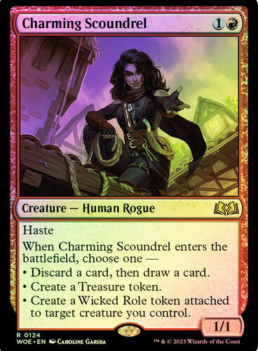 CharmingScoundrel__67126 Charming Scoundrel Wilds of Eldraine (Foil)