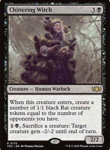 ChitteringWitch__35474 Chittering Witch Tarkir: Dragonstorm Commander