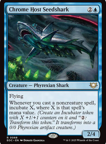 ChromeHostSeedshark__02214 Chrome Host Seedshark Edge of Eternities Commander