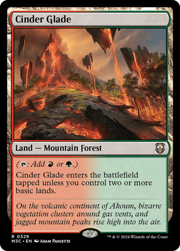 CinderGlade__37141 Cinder Glade Modern Horizons 3 Commander