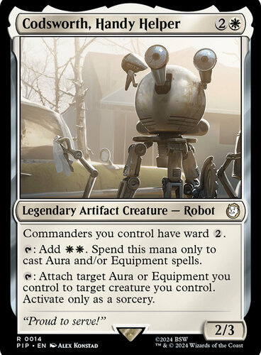 Codsworth, Handy Helper Fallout Commander