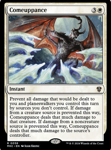 Comeuppance Murders at Karlov Manor Commander