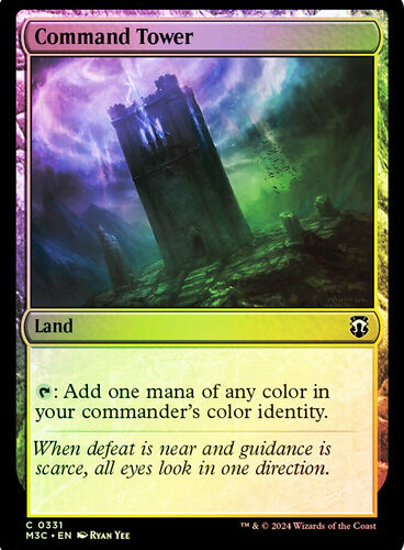 CommandTower__41157 Command Tower (Ripple Foil) Modern Horizons 3 Commander - Alternate Foil (Foil)