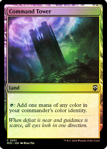Command Tower (Ripple Foil) Modern Horizons 3 Commander - Alternate Foil (Foil)