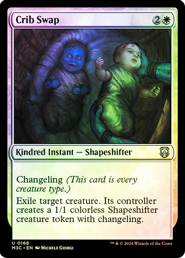 Crib Swap (Ripple Foil) Modern Horizons 3 Commander - Alternate Foil (Foil)