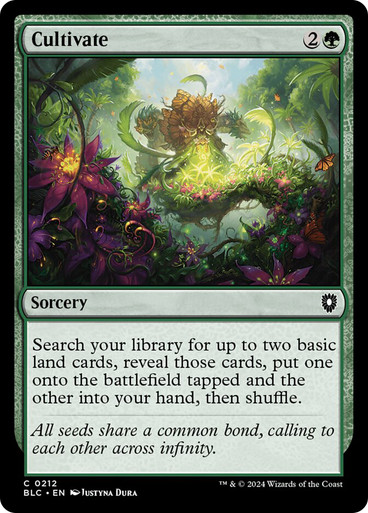 Cultivate Bloomburrow Commander