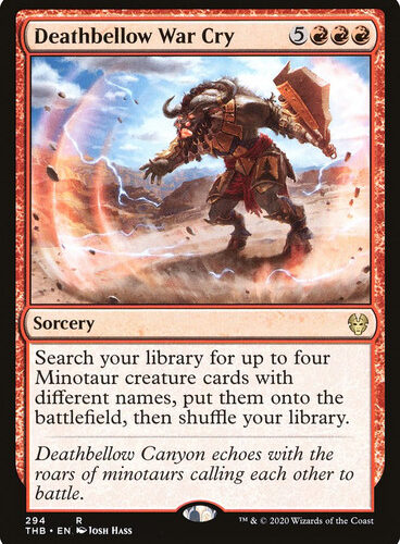 Deathbellow War Cry (Theme Booster) Theros Beyond Death