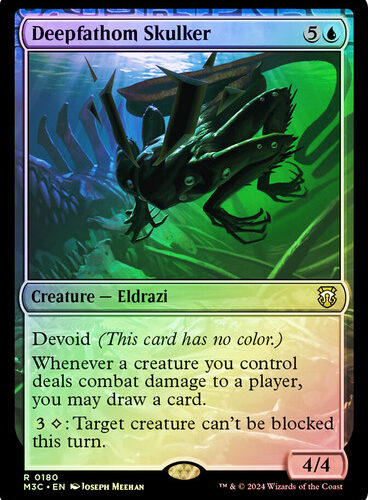 Deepfathom Skulker (Ripple Foil) Modern Horizons 3 Commander - Alternate Foil (Foil)
