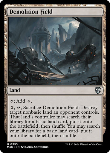 Demolition Field Modern Horizons 3 Commander
