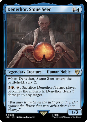 Denethor, Stone Seer The Lord of the Rings Commander