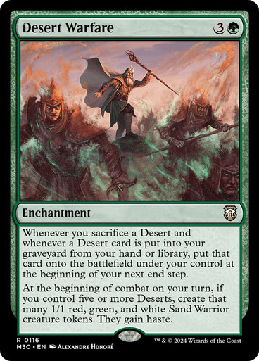 Desert Warfare Modern Horizons 3 Commander