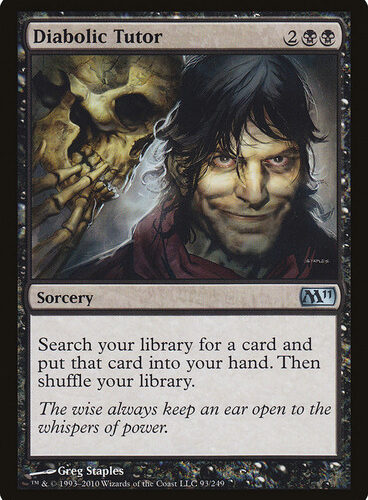 Diabolic Tutor Magic 2011