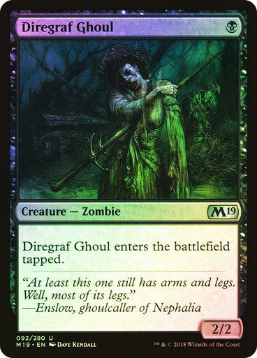 Diregraf Ghoul Core Set 2019 (Foil)