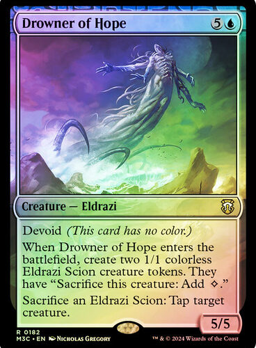 Drowner of Hope (Ripple Foil) Modern Horizons 3 Commander - Alternate Foil (Foil)