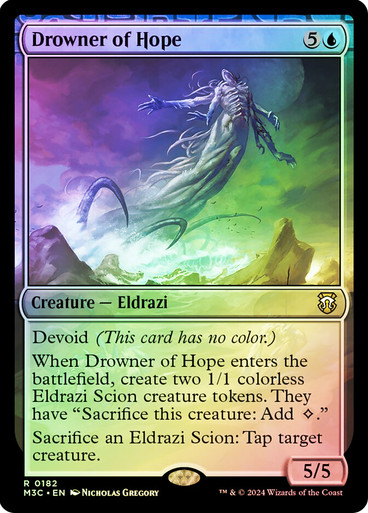 DrownerOfHope__29674 Drowner of Hope (Ripple Foil) Modern Horizons 3 Commander - Alternate Foil (Foil)